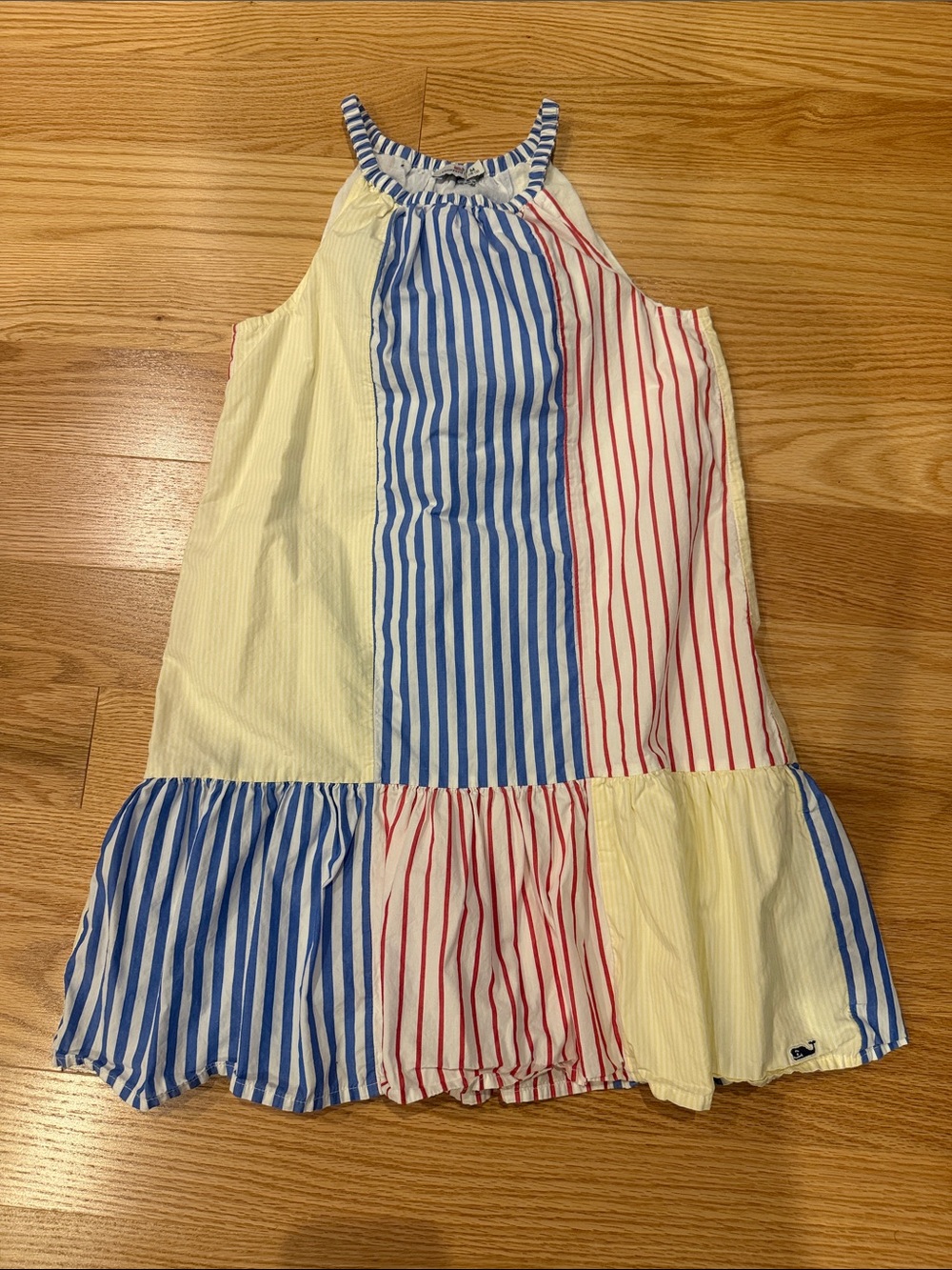 Vineyard Vines Striped Sleeveless Halter Sundress